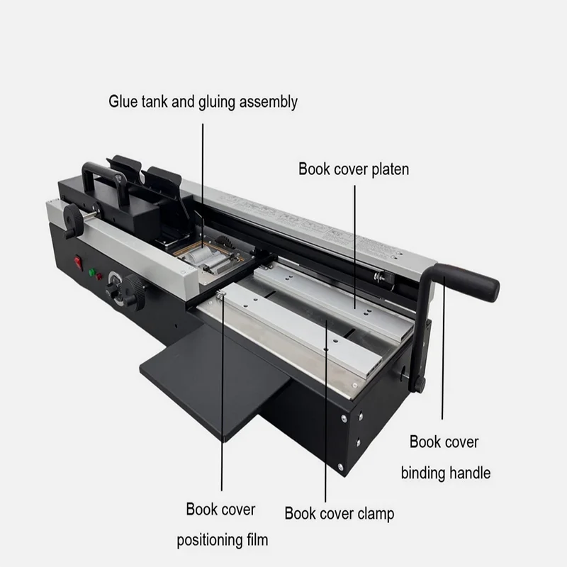 110 فولت صمغ يسيح بالحرارة كتاب الموثق A4 التدفئة الكهربائية ماكينة تجليد لألبومات الكتب أجهزة الكمبيوتر المحمولة 10-400 ورقة