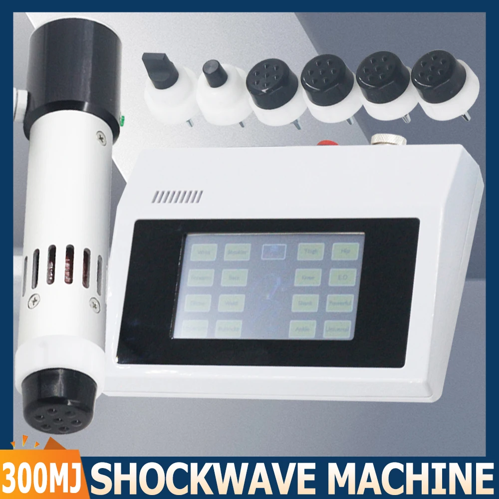 

Shock Wave Therapy Machine 300MJ Newest For Erectile Dysfunction ED Treatment Relief Tendon Pain Professional Shockwave Massager