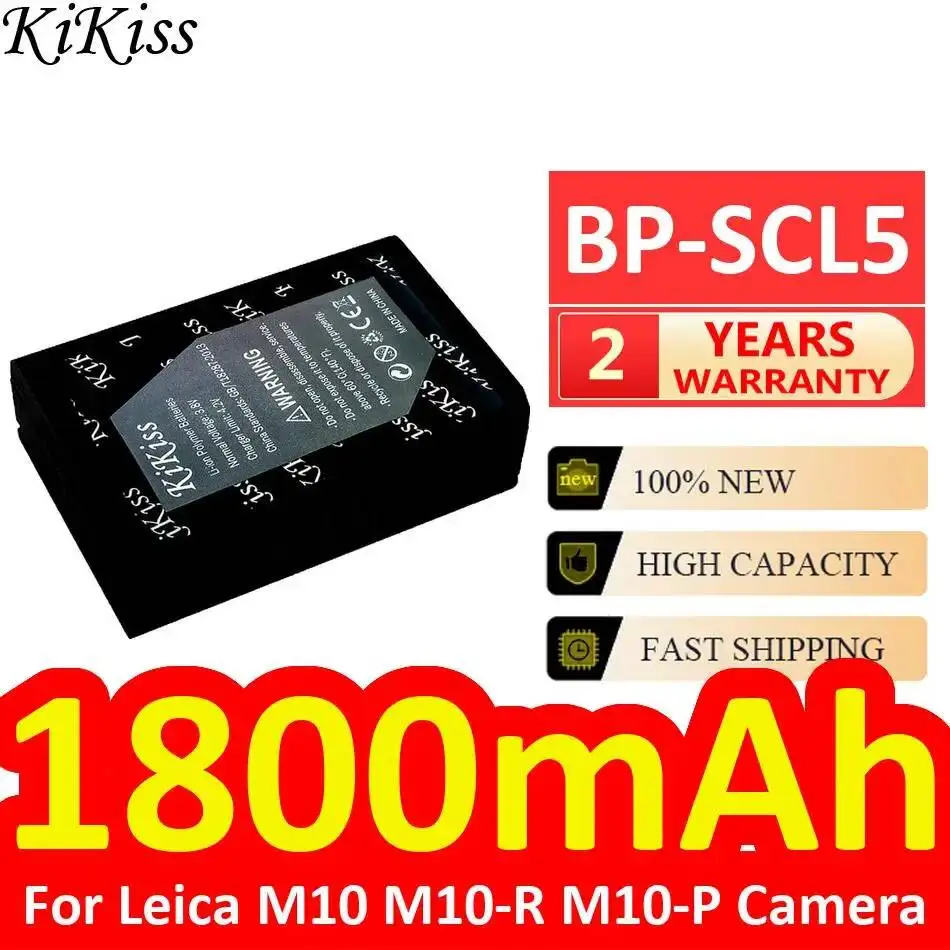 

For Leica M10 M10-R M10-P Camera Premium Replacement 1800mAh Camera Battery BP-SCL5