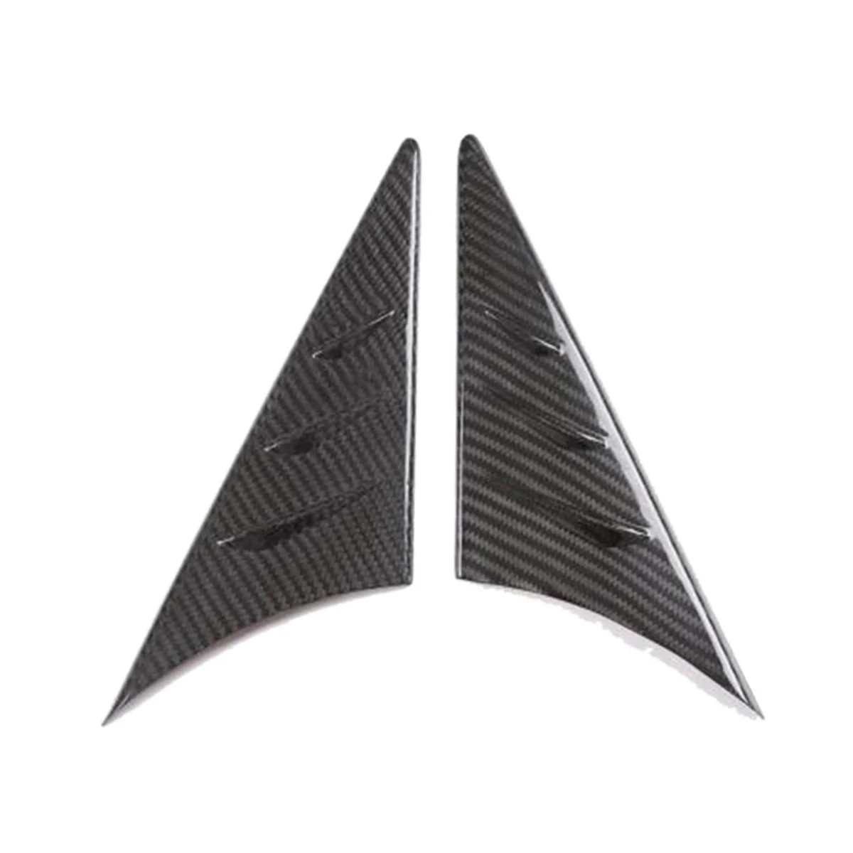 

Real Carbon Fiber Rearview Mirror Side Triangular Spoiler Decorative for