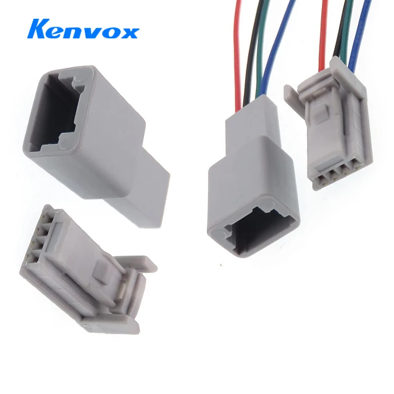 4 Pin Way Auto Warning Light Wiring Cable Connector Car Hazard Light Double Flash Lamp Socket For Toyota Prado 1473672-2
