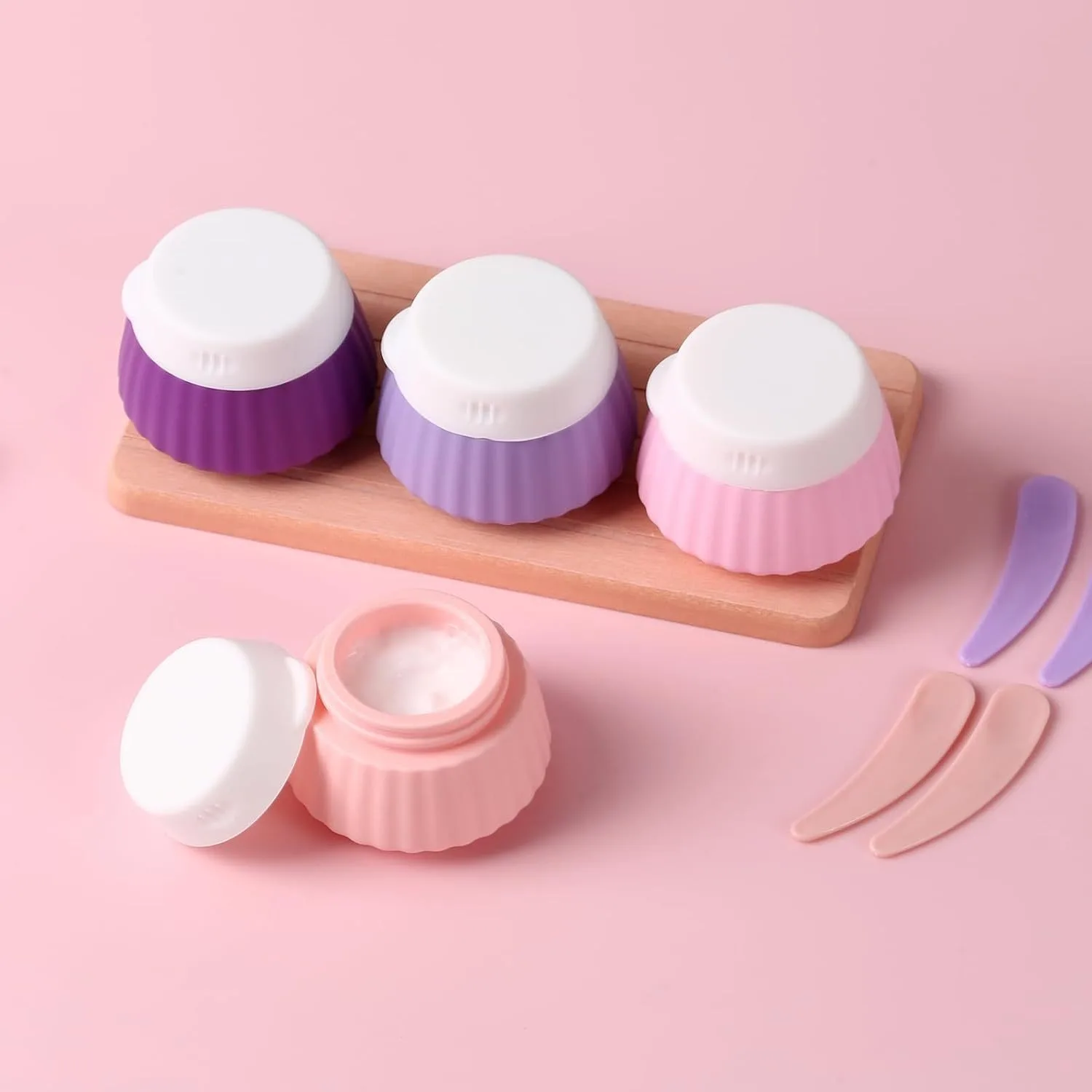 4 قطعة 40 مللي سيليكون زجاجات السفر اكسسوارات المحمولة BPA الحرة مانعة للتسرب للعصر حجم الحاويات مجموعات أساسيات السفر