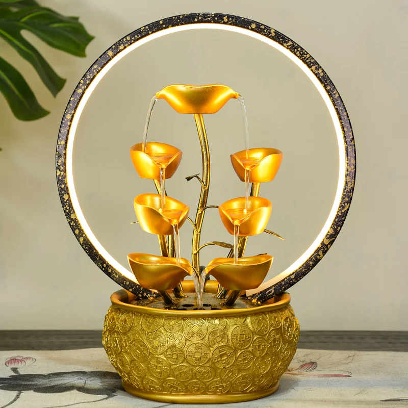 

Opening gift, congratulatory gift, flowing water ornament, circulating water generates wealth, living room desktop gift