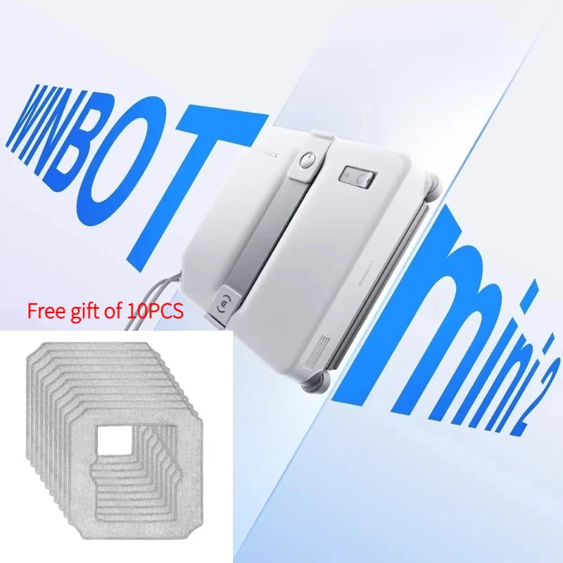 

Original ECOVACS WINBOT MINI2 Smart Robot Window Cleaner 8000Pa Glass Vacuum 100-240V - Efficient Home Cleaning Appliance