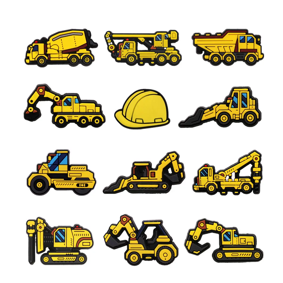 1-шт-желтый-грузовик-подвески-для-обуви-из-ПВХ-аксессуары-бульдозер-экскаватор-роликовые-автомобили-сандалии-верхняя-пряжка-украшения-каска-сабо-булавка