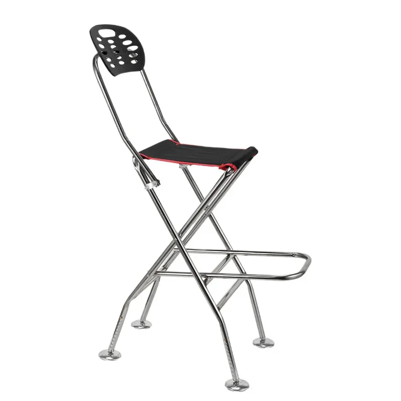 Portable Folding Chair for Camping Fishing Chair, Outdoor Ultra-light Stainless Steel, Multifunctional, Liftable, Beach Relaxing