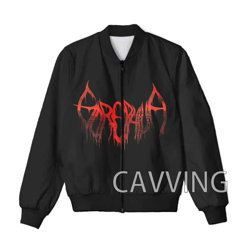 CAVVING 3D stampato Gorephilia Rock Band Zipper Bomber giacche uomo soprabito Mens cappotto Zip Up giacche per donna/uomo