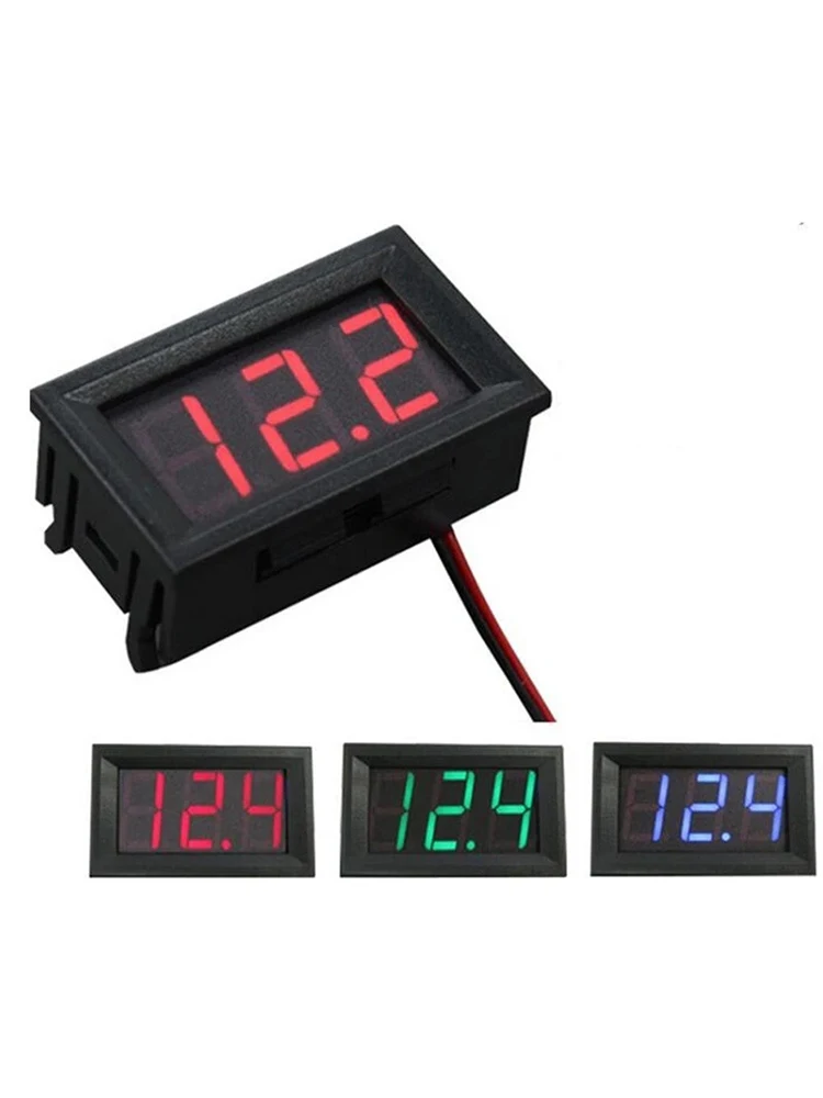 Digital Voltage Meter DC V to 30V Digital Voltage Meter Voltage Panel Meter Voltage Measuring Instrument