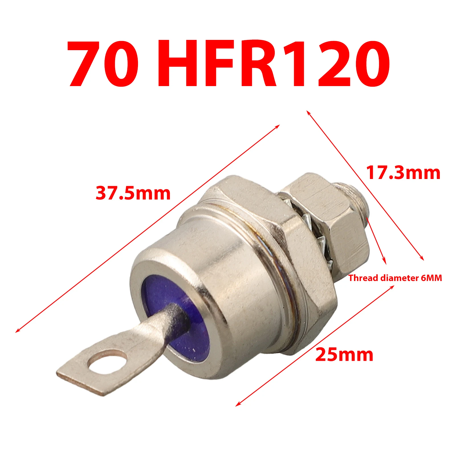 85A/40A/25A 1200V Positive Cathode/Negative Anode Stud Mount Diode Rectifier Diode Accessories Electrical Appliances Testing