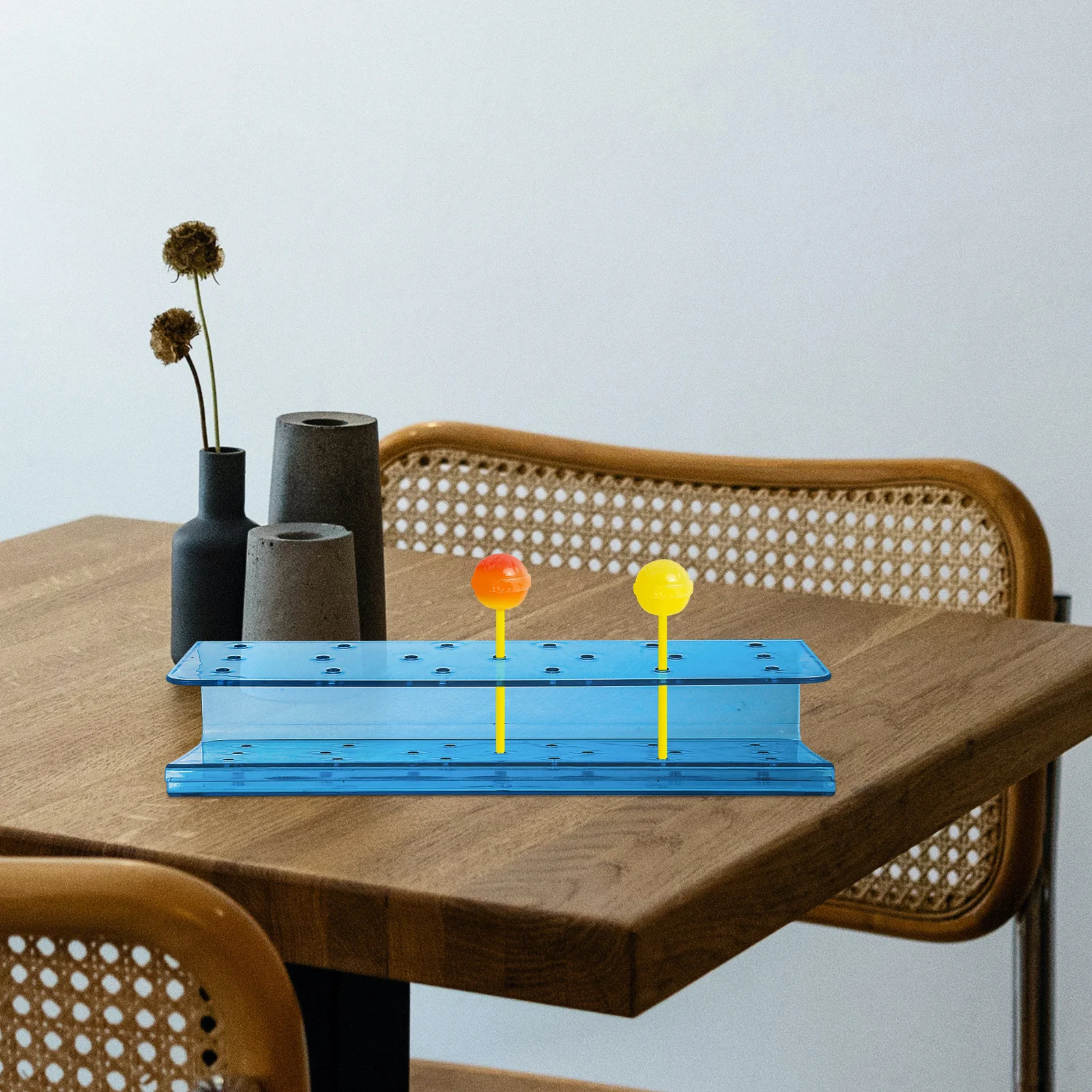 

Transparent Lollipop Display Stand Party Dessert Rack Plastic Sturdy Storage Holder Lollipop Stand Holder