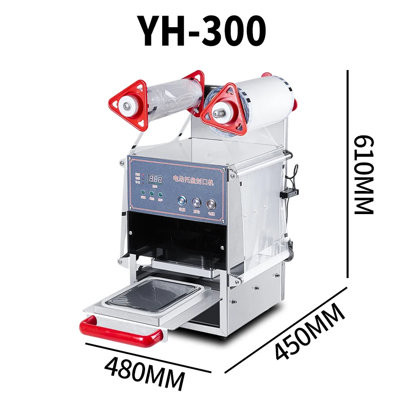 

Aluminum Foil Tray Sealing Unit, For Lunchbox & Plastic Container, Food Packaging Tool For Meat & Seafood Seal Work
