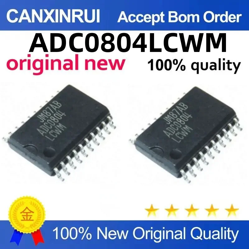 

Brand new original ADC0804LCWM ADC0804 analog-to-digital converter SOP20 imported chip