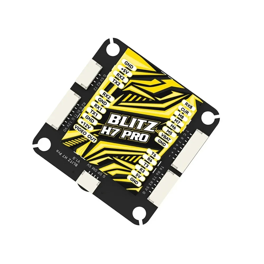 TOPesIFligh BLITZ H7 Pro Flight Controller 4-12S STM32H743 With OSD Baro Blackbox Supported IRC Tramp VTX For RC Drone