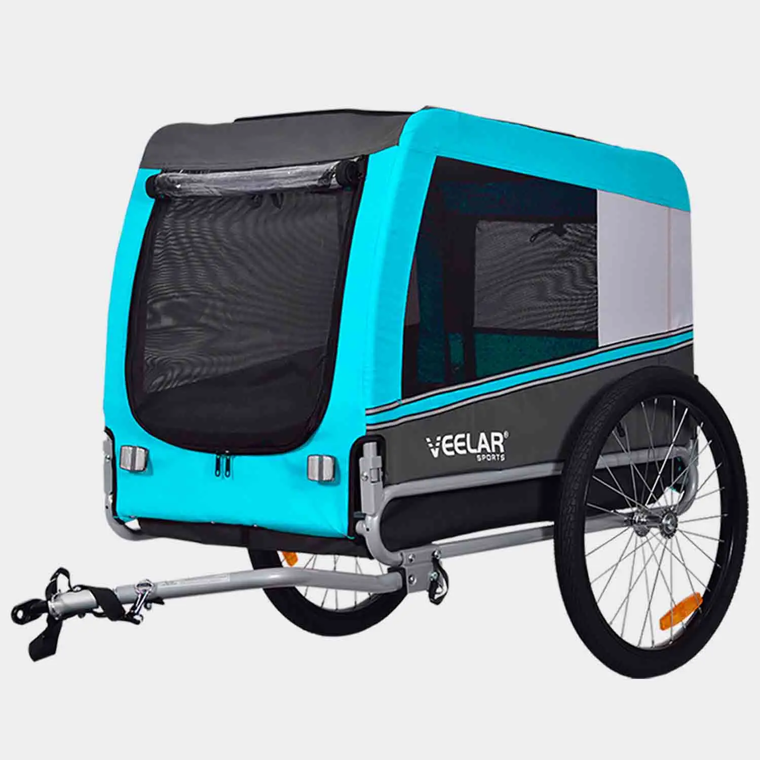 

Foldable Pet Dog Carrier Cart Carriage Bicycle Bike Trailer With Easy Quick Release