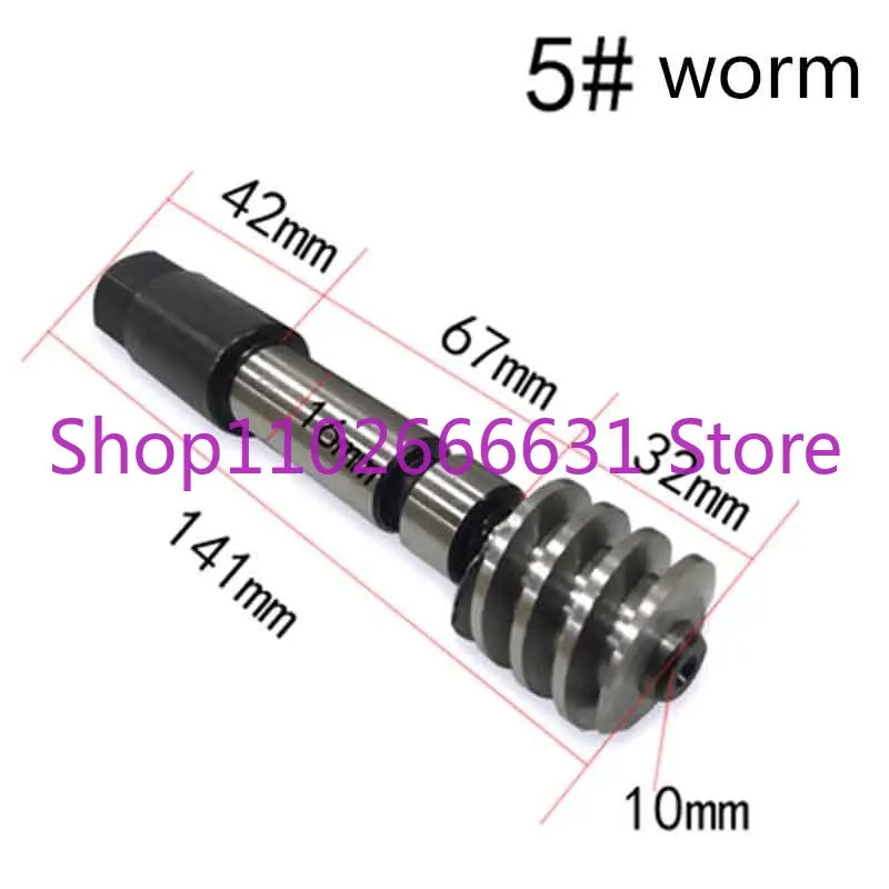 1pc Turret Milling Machine Head Decoration Swivel Worm Gear Swinging From Side to Side Milling Head Inclined Vortex Shaft