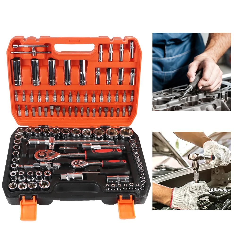 

Seal Driver Installer Car Repair Kit Hand Tool Remover Automotive Tools 108 Pcs/Set Wheel Bearing Mechanical Socket Wrench