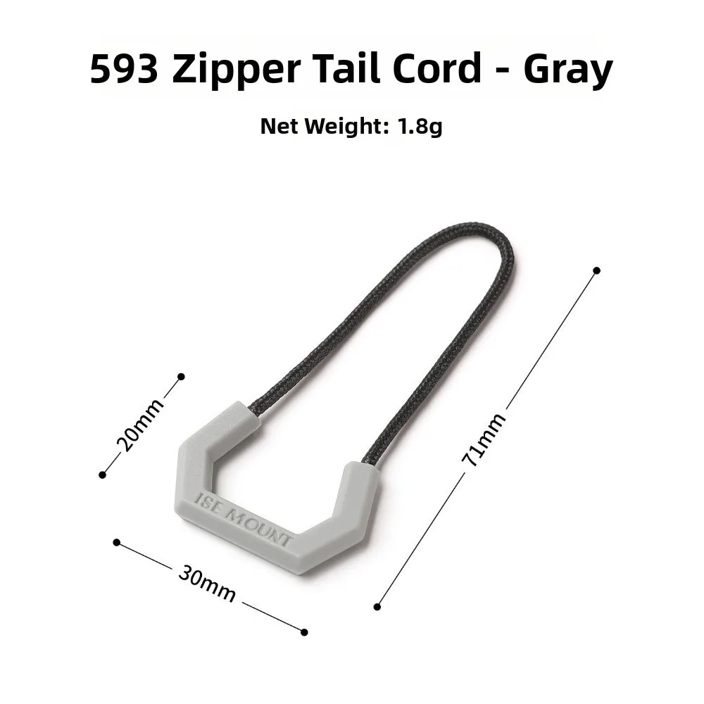 5pcs Universal Zipper Rope Anti-slip Tail Rope Multicolors Color Drawstring Zipper Puller Multistyles