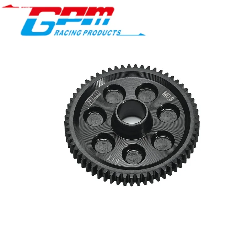 GPM MGO061TS 4140 MEDIUM CARBON STEEL SPUR GEAR (61T/M0.8/32P) FOR ARRMA 1/10 GORGON 4X2 MEGA 550 / VORTEKS / FURY / QUAKE 223S