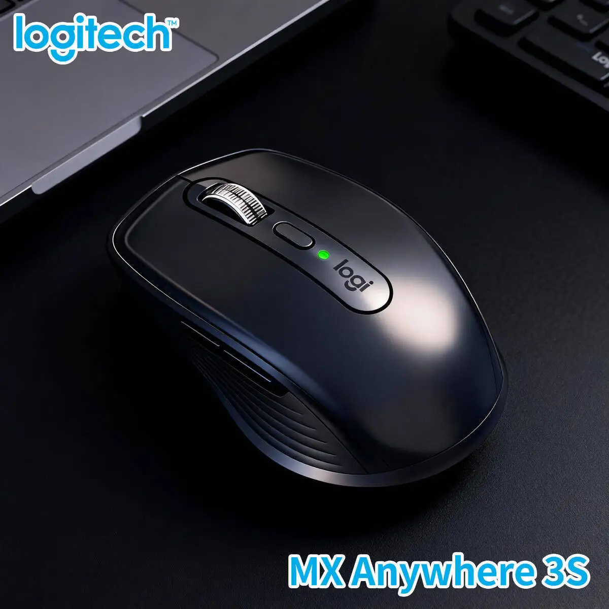 

Logitech MX Anywhere 3S High DPI Mouse for Writers Home Office Precision Click