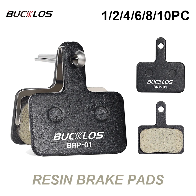 BUCKLOS Brake Pads Resin MTB Road Bike Hydraulic Disc Pads For SHIMANO MT200 B01S Wear-resistant Durable Bicycle Disc Brake Pads