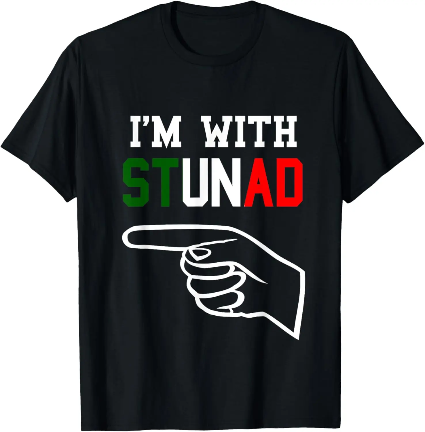 Camiseta I'm with Stupid, Camiseta divertida con refranes italianos, ropa de calle, Camiseta estampada, Camiseta para Hombre