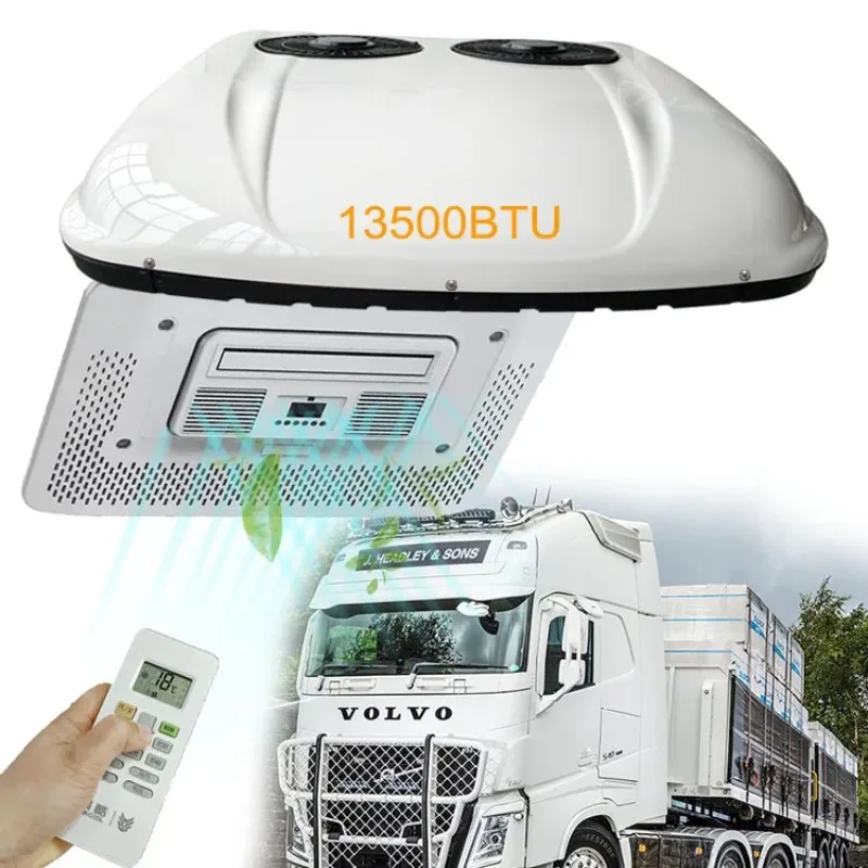 FCC CE Certificate 12v 24V 3000W Cooling Capacity With Two Fan Truck Air Conditioner And Heater For Wholesale