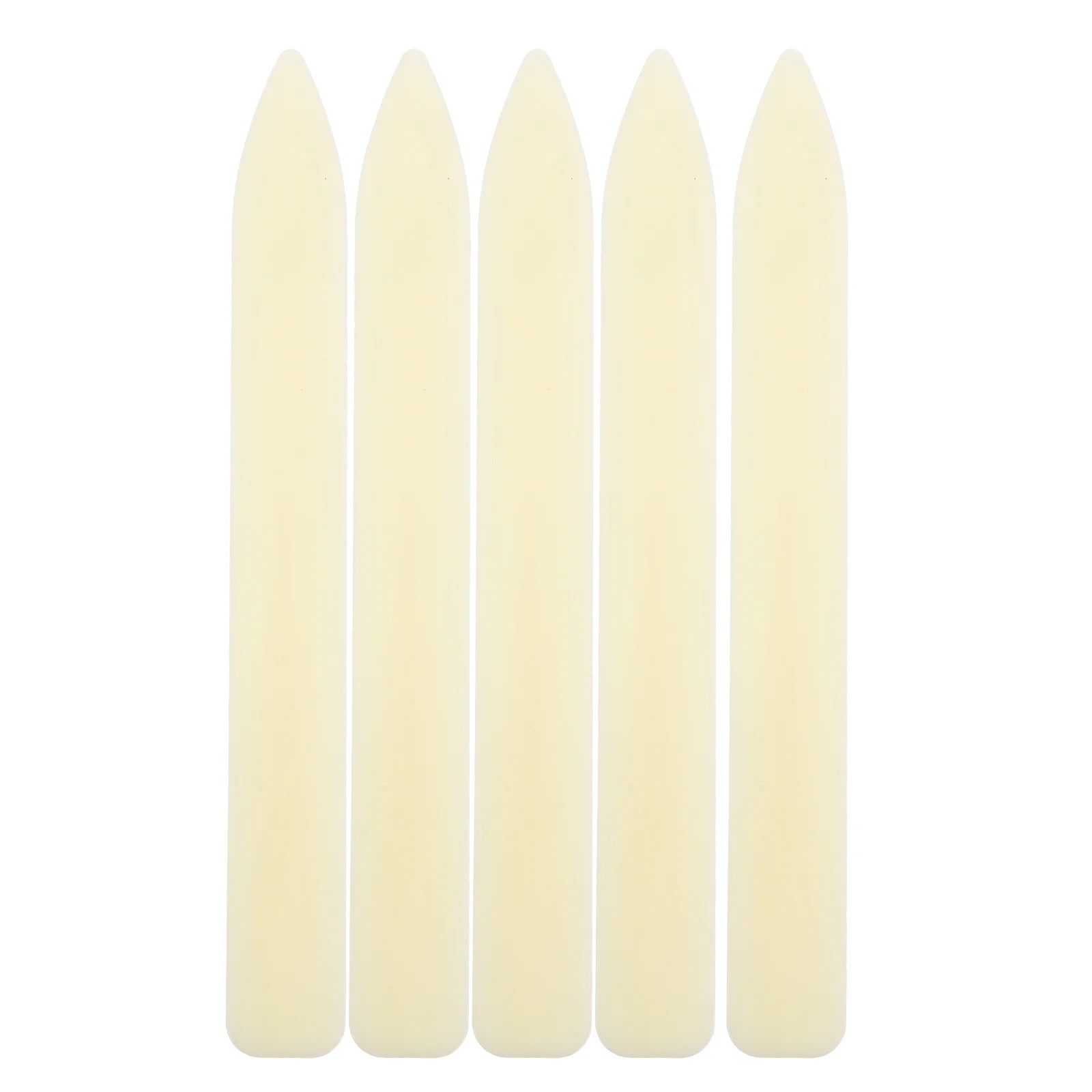 

5pcs Paper Creaser Tool Plastic Bone Folder for Origami Folding Letter Opener Craft Supplies Lightweight Portable Smooth Clay
