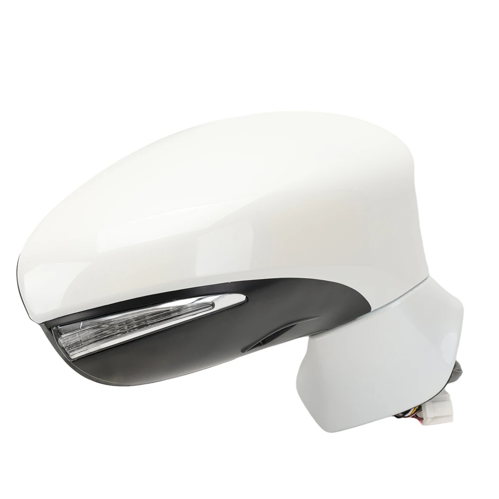 1Pc Right Door Side Mirror Assembly For Lexus ES350 2013-2018 11 Pins Glossy White No Anti Glare Heated Wing Mirror Accessories