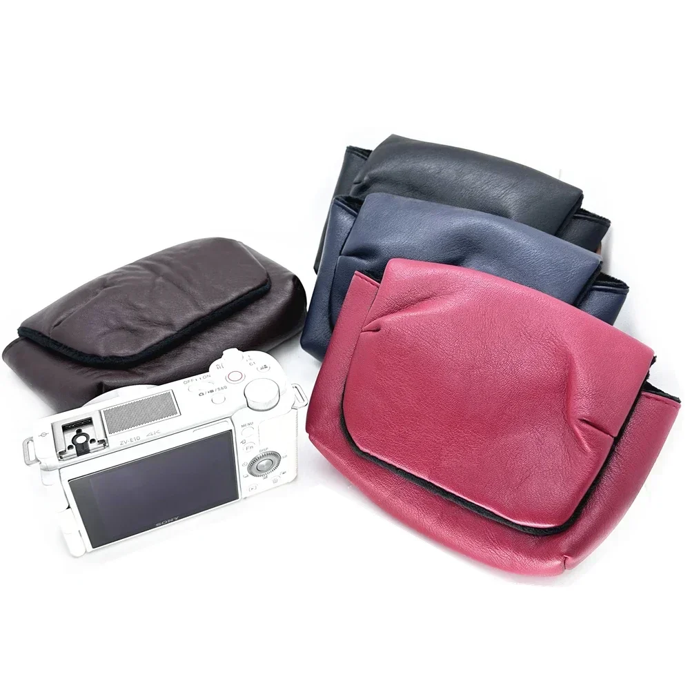 Soft Camera Bag Clutch Handbag Case Pouch Sleeve Protector for X100 VI ZV1 RX100 LX100