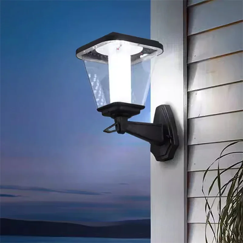 PLLY Contemporary Solar Outdoor Wall Lamps Simplicity Waterproof Creative Balcony Hallway Courtyard Villa Gate Hotel