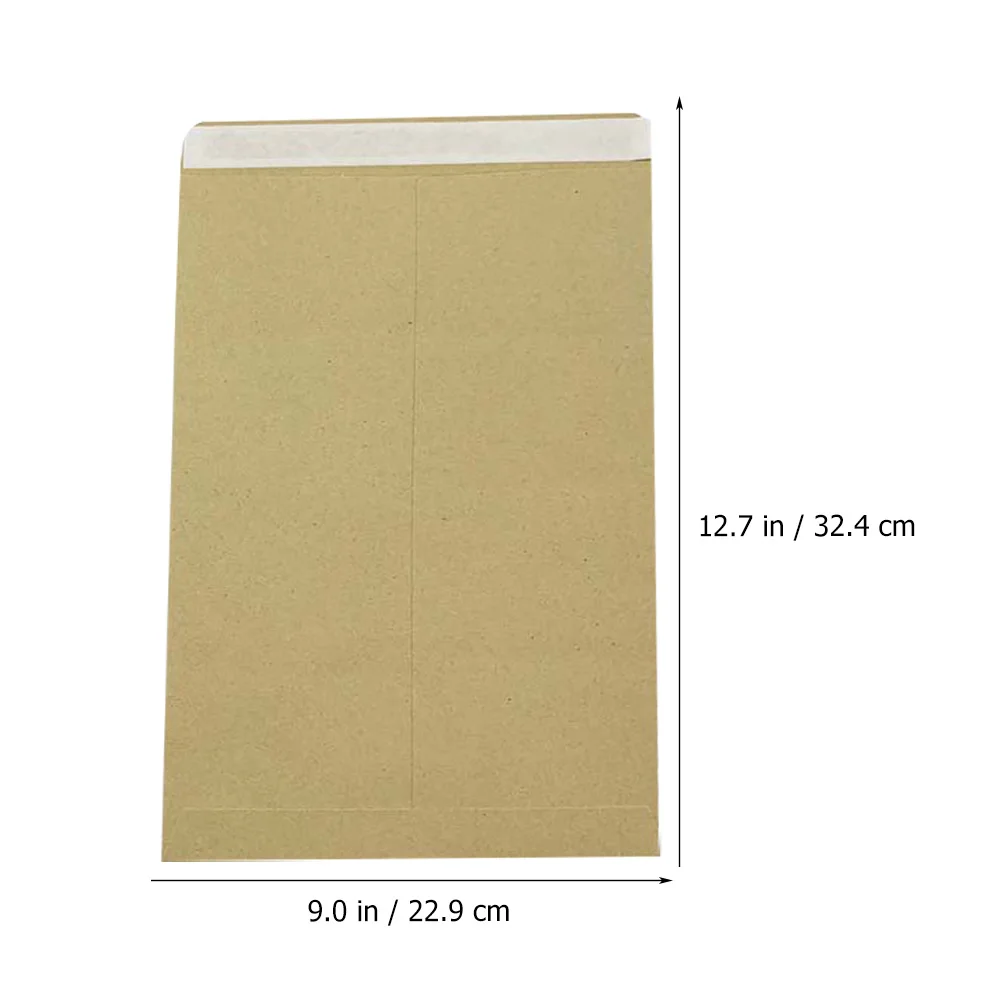 

20pcs thickened Envelopes A4 File Self-Adhesive Storage Bags Paper Pockets For Office School Documents Mail Envelopes