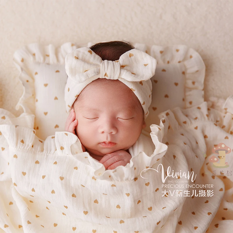 Newborn photography props baby photography headwear baby full moon sleeping bag hundred day photo shoot 신생아사진