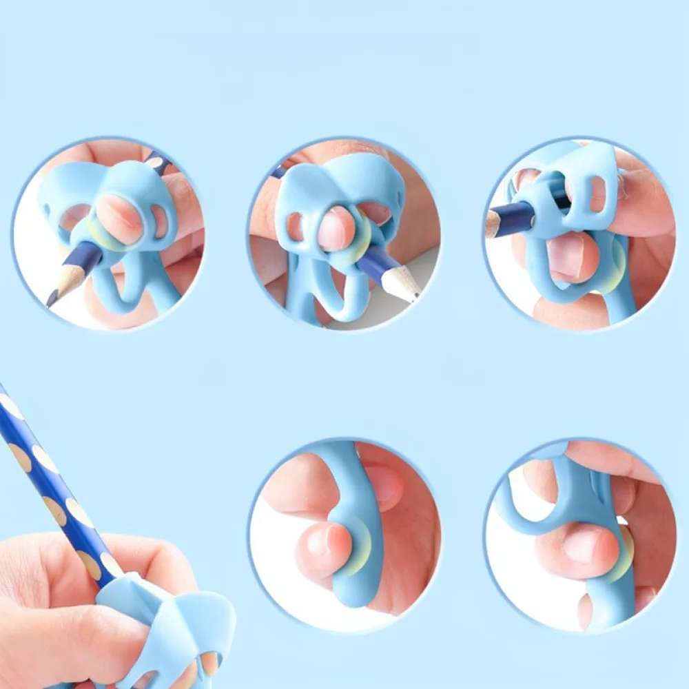 Writing Posture Correction Tool For Children Silicone Pencil Grip Helper Ergonomic Training Aid School Stationery Supplies