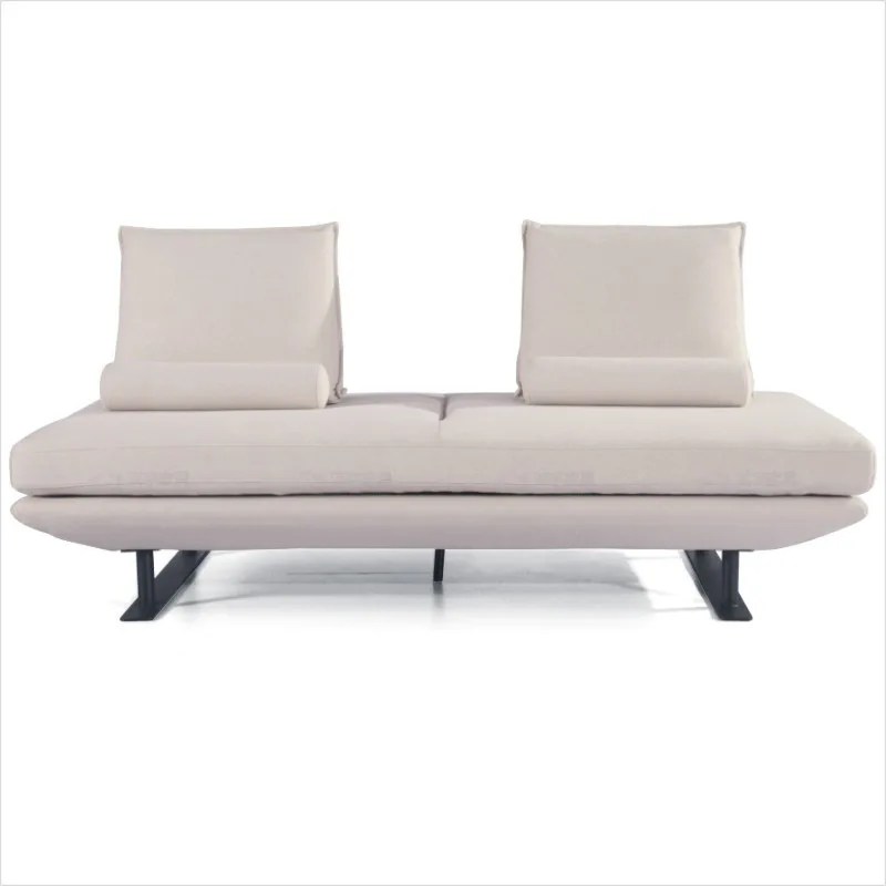 

Italian minimalist Prado sofa modern living room straight row double-sided fabric Internet celebrity sofa designer furniture