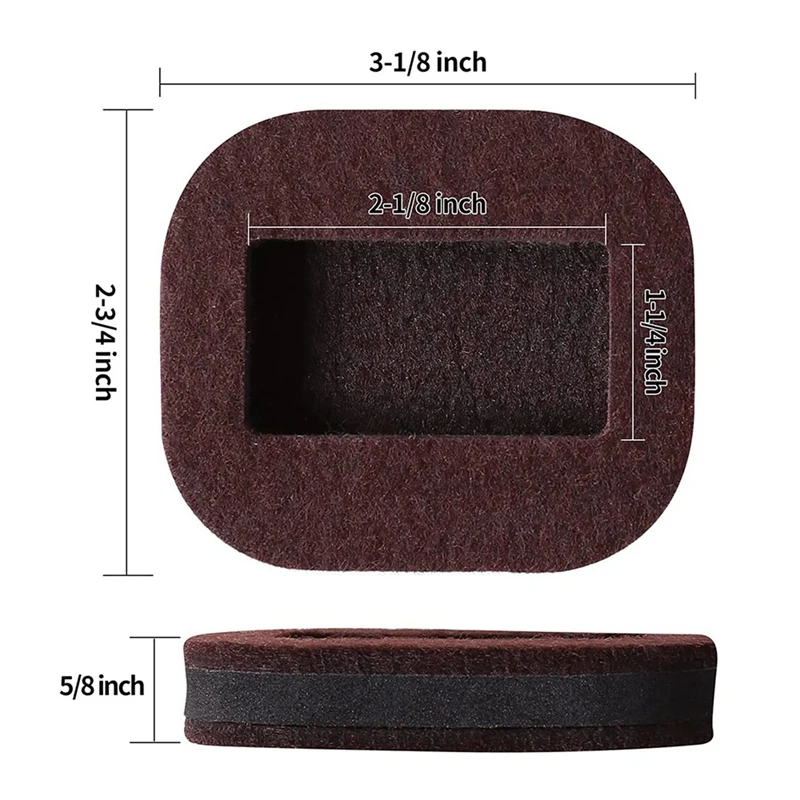 10 pezzi tappo per ruote per mobili tappo per letto tazza per rotelle adatto a tutti i tipi di mobili su ruote (marrone)
