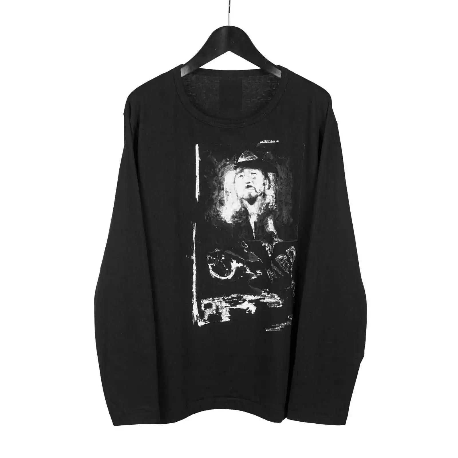 

TOP-YAMOTO оригинальная свободная футболка из чистого хлопка с длинными рукавами и длинными рукавами, базовый слой, толстовка, унисезопасная фа