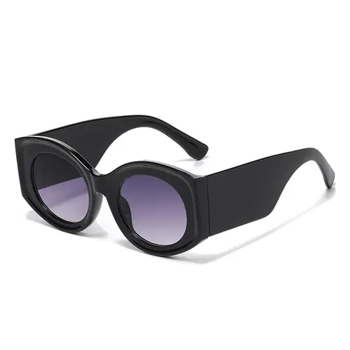 JNPCXI Fashion Oversized Oval Women Sunglasses Retro Jelly Color Orange Leopard Shades UV400 Men Gradient Sun Glasses - Image 10