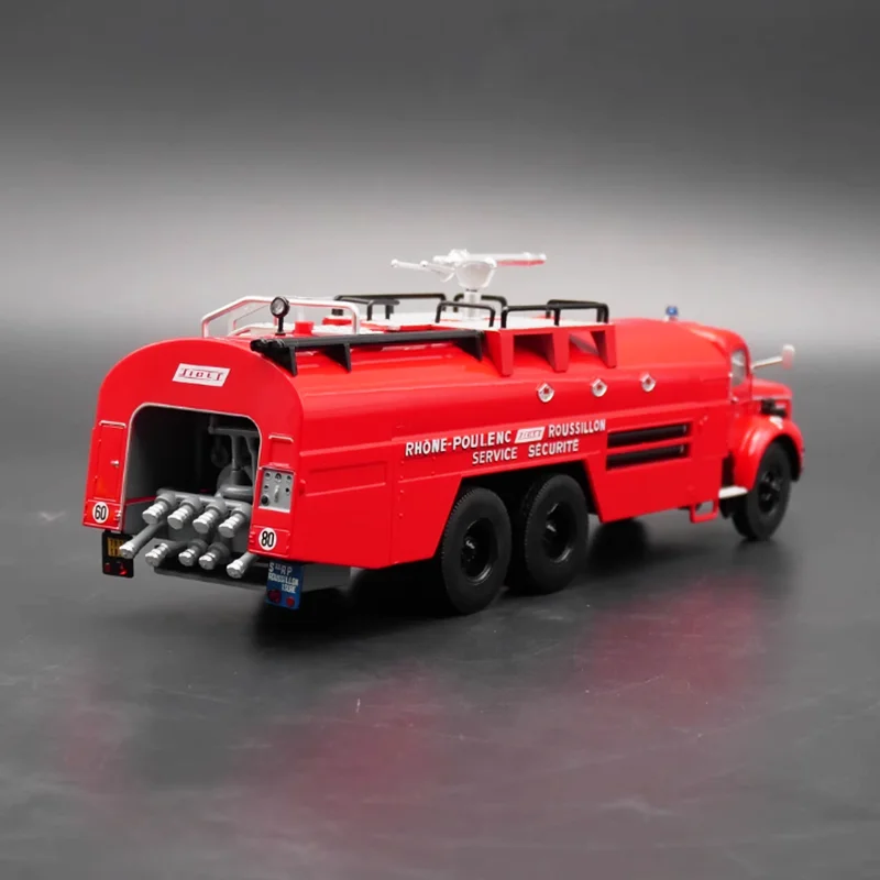 IXO Diecast escala 1:43 aleación Berliet GBO motor de bomberos modelo de coche producto terminado juguete de simulación colección regalo pantalla estática