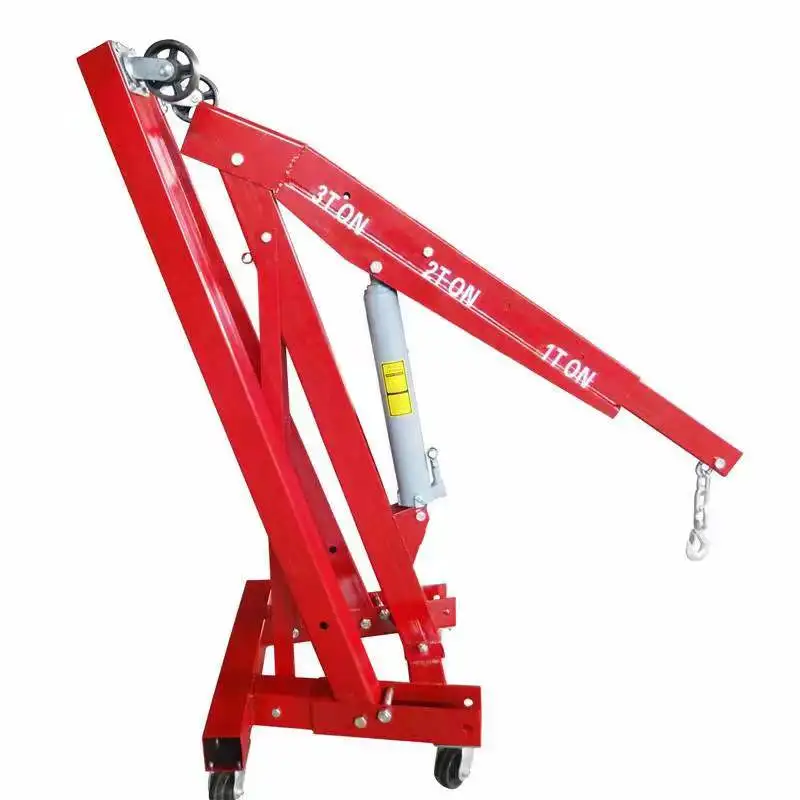 

Portable Hydraulic Engine Lift Crane 1 Ton 2 Ton 3 Ton Small Hydraulic Lifter Jack Engine Hoist