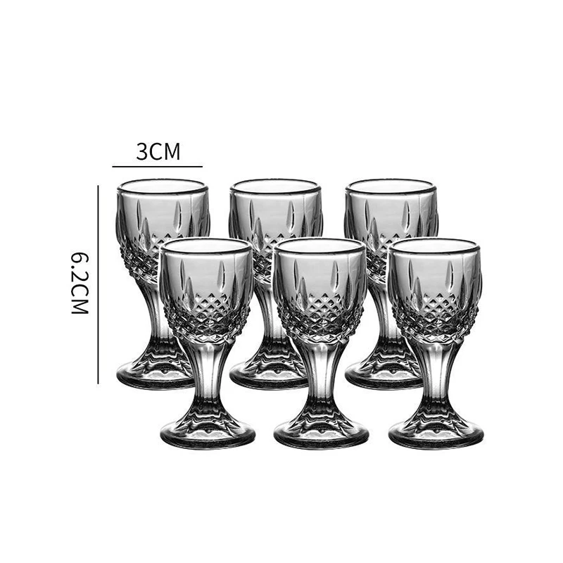 

Набор бокалов для вина, 10 мл, 6 стаканов для духов, чашек для вечеринки, бара, клуба, питья, мини-качалки для вина, коктейльные пинты, пули, чашки для водки