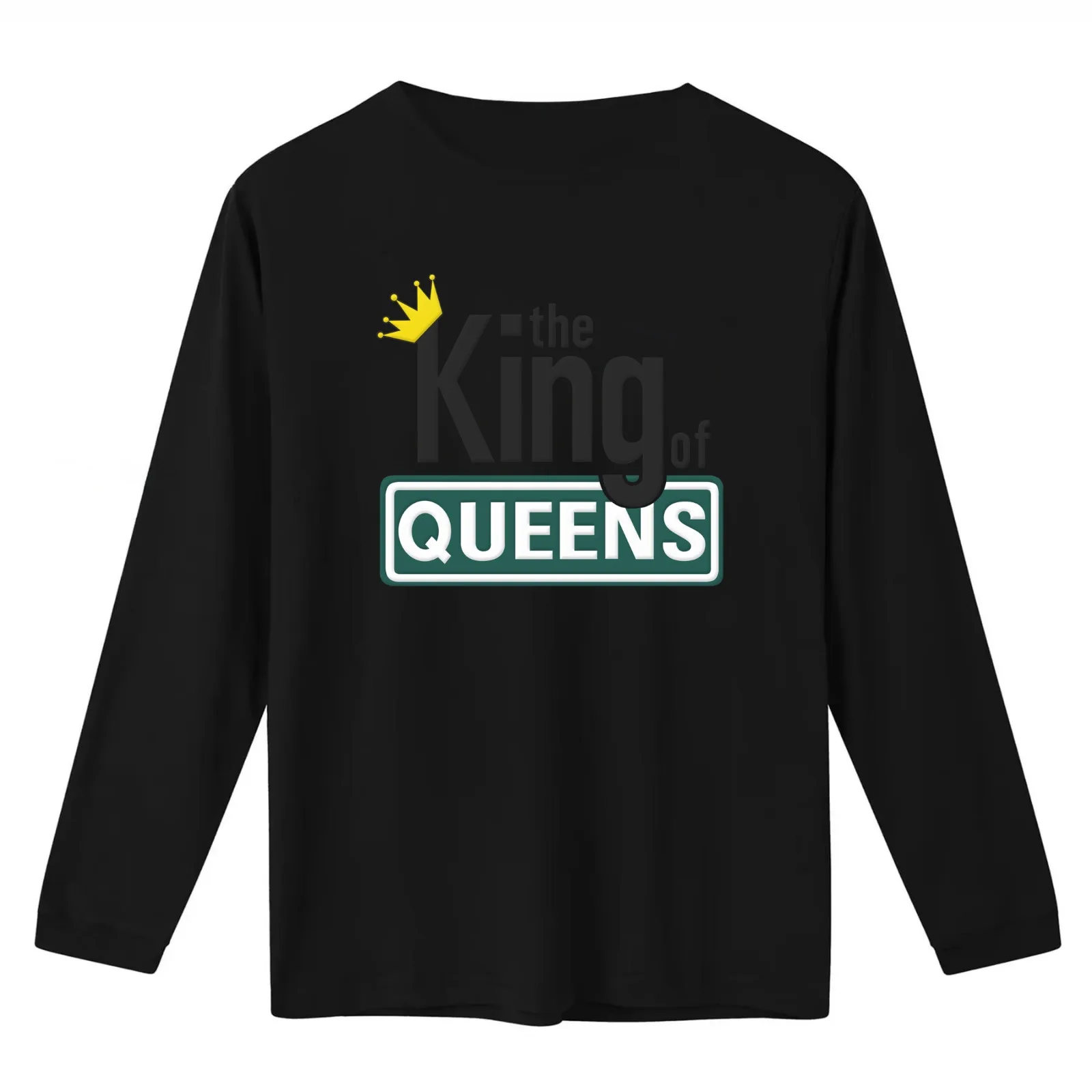 The King Of Queens T-Shirt Summer Casual Cotton Tee Oversized Streetwear Tops Vintage Graphic Print Loose Fit Short Sleeve