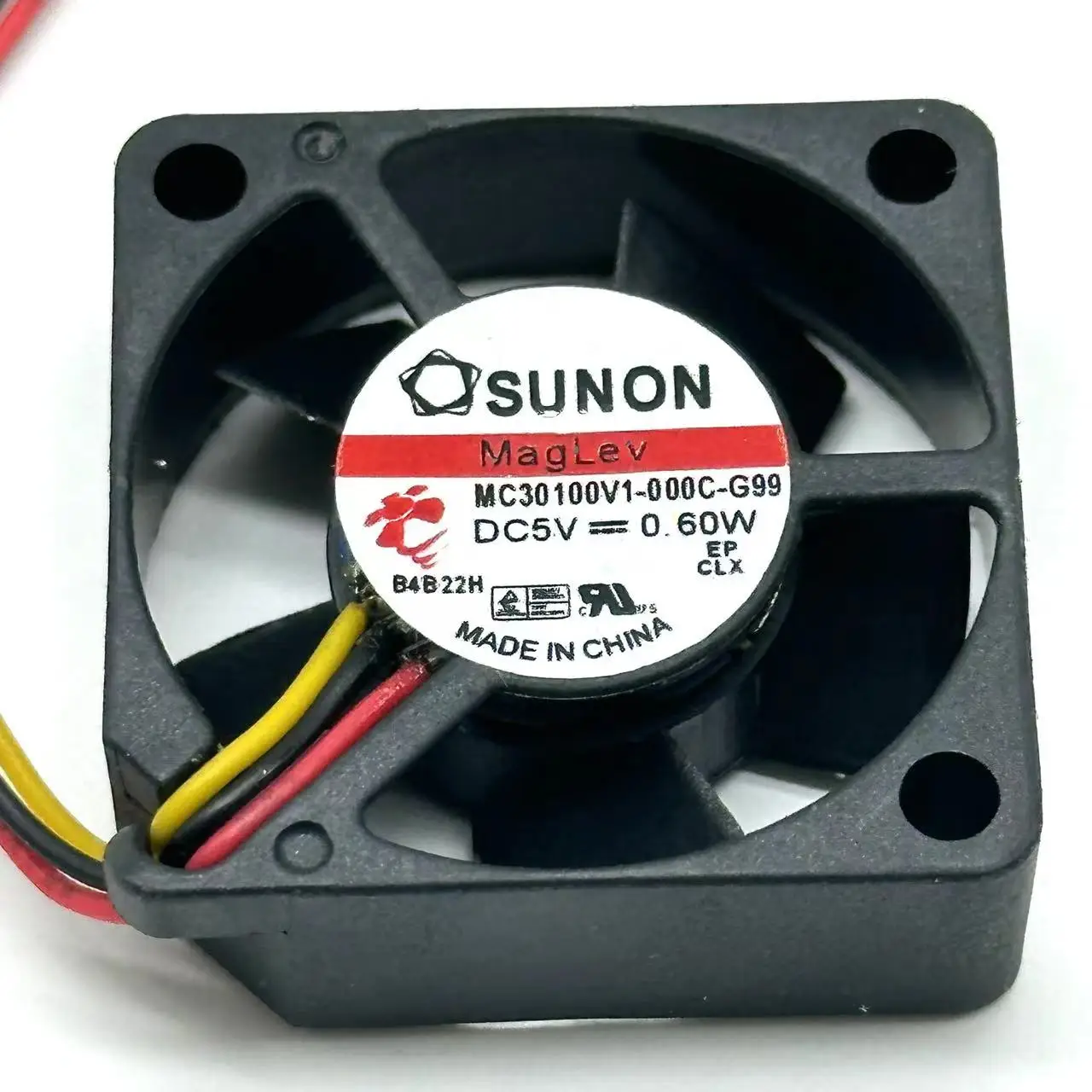 พัดลมทำความเย็นเซิร์ฟเวอร์3สาย Sunon MC35100V1-000C-G99 DC 5V 0.75W 35x35x10mm