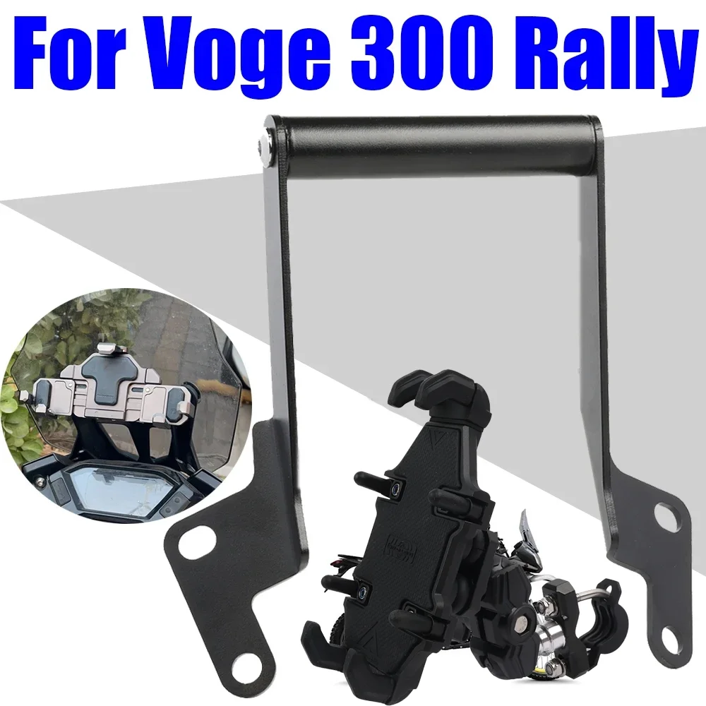 Motorrad Handy Halter Stehen Unterstützung GPS Navigation Platte Halterung Für Loncin Voge 300 Rally 300 GY Rally 300 Zubehör