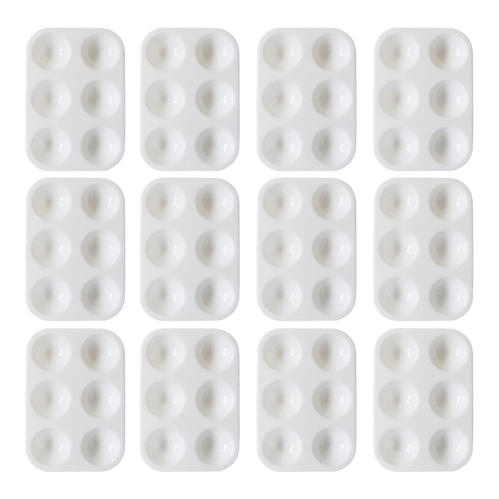 

20Pcs Paint Tray Plastic Painting Palettes Washable Stackable Space Saving for Art Craft Projects Paint Tray Plastic Palette