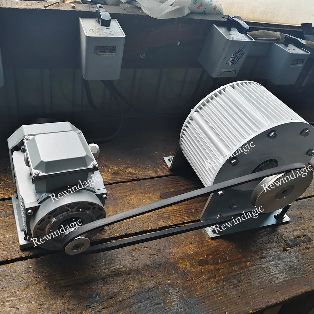 CE10KW 20KW 30KW 220V 380V Engine DynamoPermanent Magnet Generator With Motor Reducer Chain /Pulley Belt/CouplingConnection