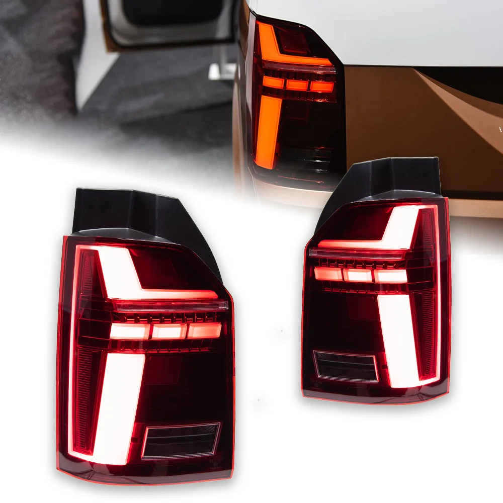 

AKD Car Lights for VW Multivan T6 LED Tail Light 2016-2020 Rear Stop Lamp Animation Dynamic Signal DRL Reverse Auto Accessories