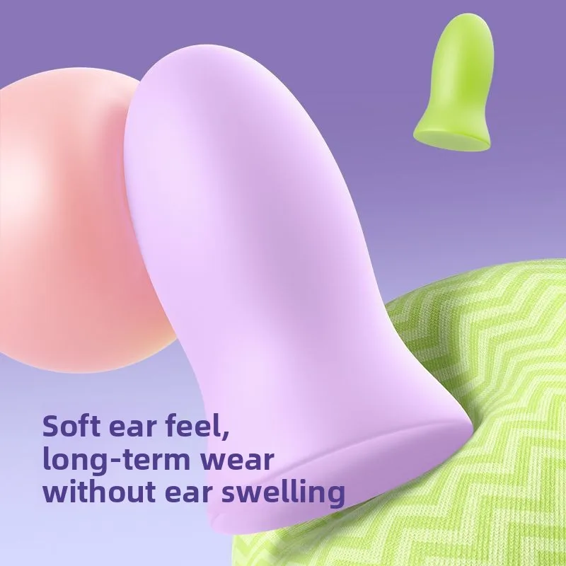 Hollow Sound Insulation Earplugs with Flower Shaped Storage Box for Sleep Study Dormitory Snoring Noise Reduction