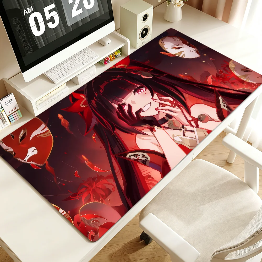 Sparkle Honkai Star Rail Mouse Pad Non-slip Lockedge Thickened Desktop MousePad Large Comfort Gaming Office Student