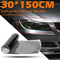 30x150cm Car Light Film Car Smoke Black Tint Headlight Taillight Fog Light Vinyl Film Rear Lamp Tinting Film Auto Styling Decor