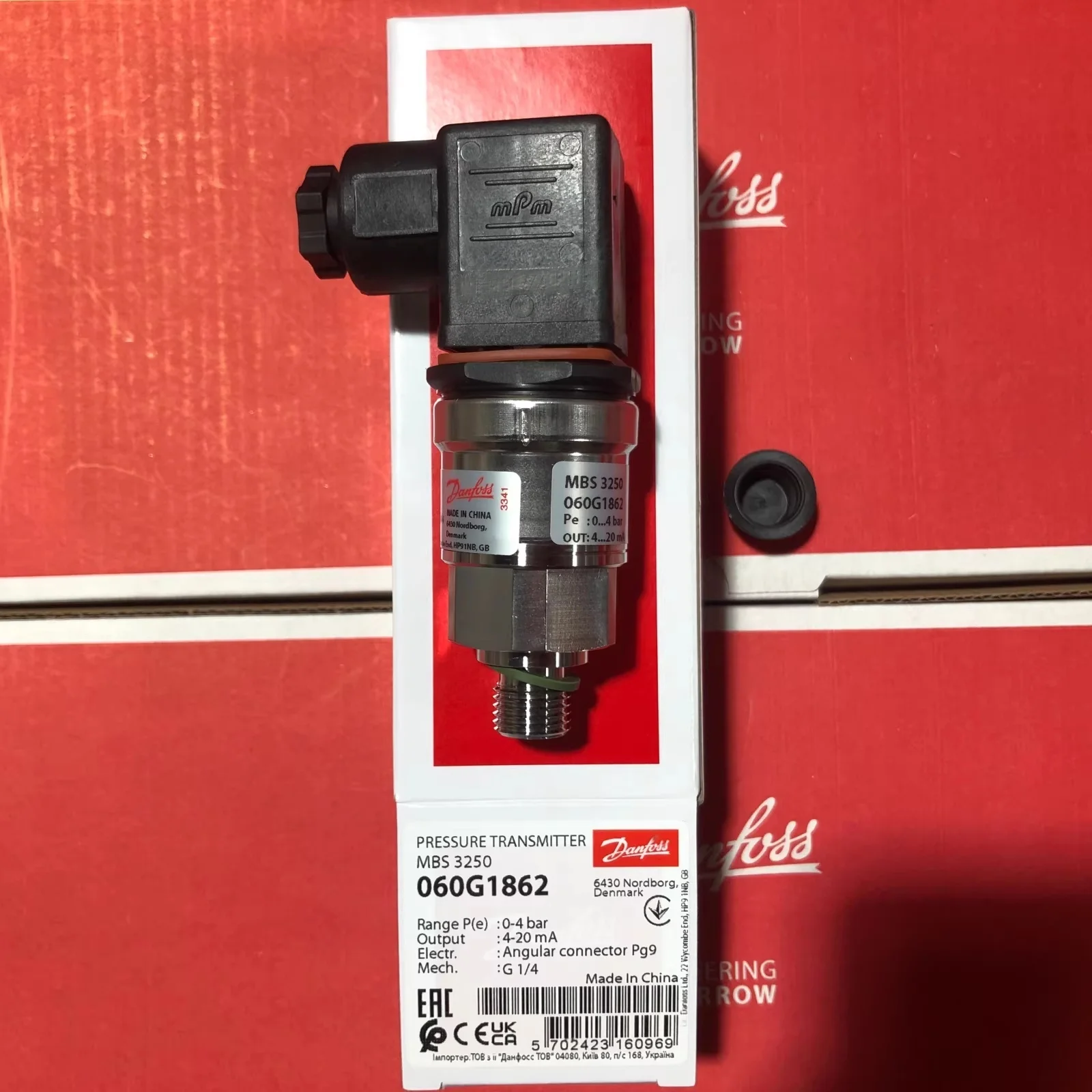 New for Danfoss MBS3250 pressure transmitters: 060G1791, 060G1862, 060G1863, 060G1864, 060G1865